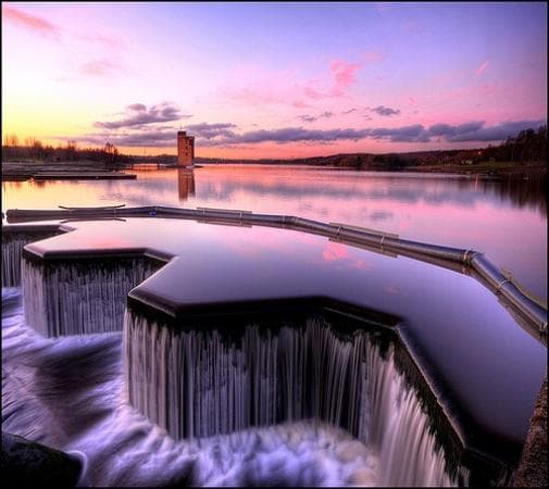 Our amazing mini waterfall