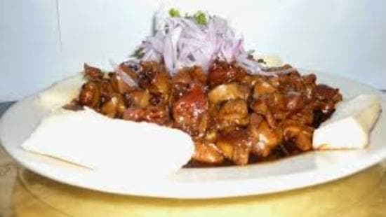 las riquisimas mollejitas al ajo.