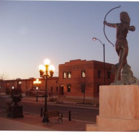 Pueblo Heritage Museum night view