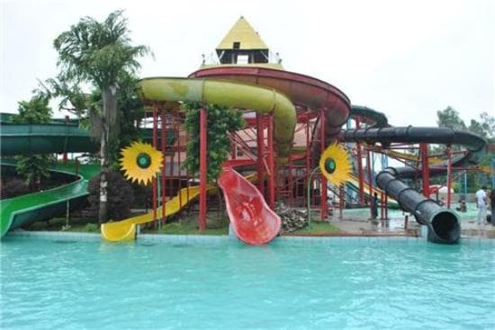 front view of slides