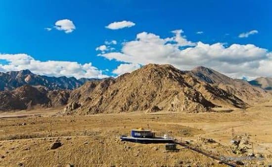 Landscape view from the Gurudwara Sahib and hills around