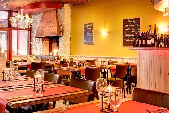 Интерьер ресторана.