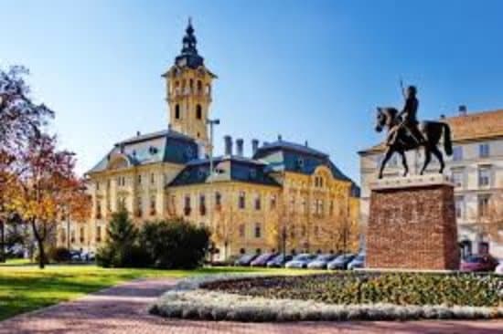 Csongrad County's Councill office at Szechenyi squere