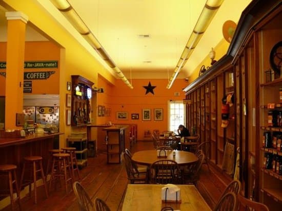 Spacious cafe with plenty of seating