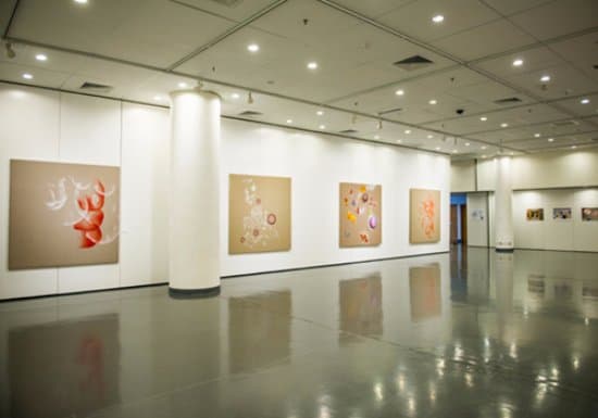 Hong Kong Central Library's exhibition space - Bottazzi exhibition