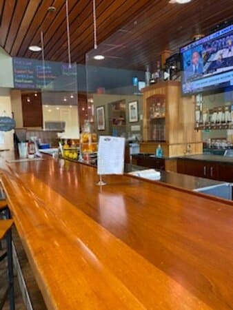 Part of the large rectangular bar.