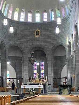 Looking toward the altar.