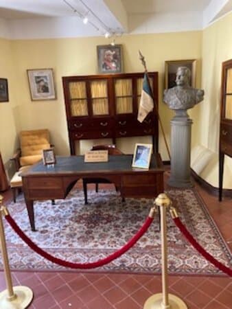 El estudio del militar en su museo de Rivesaltes