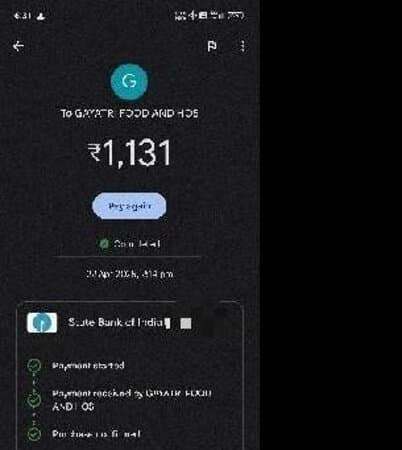 3 servings of deluxe thali.