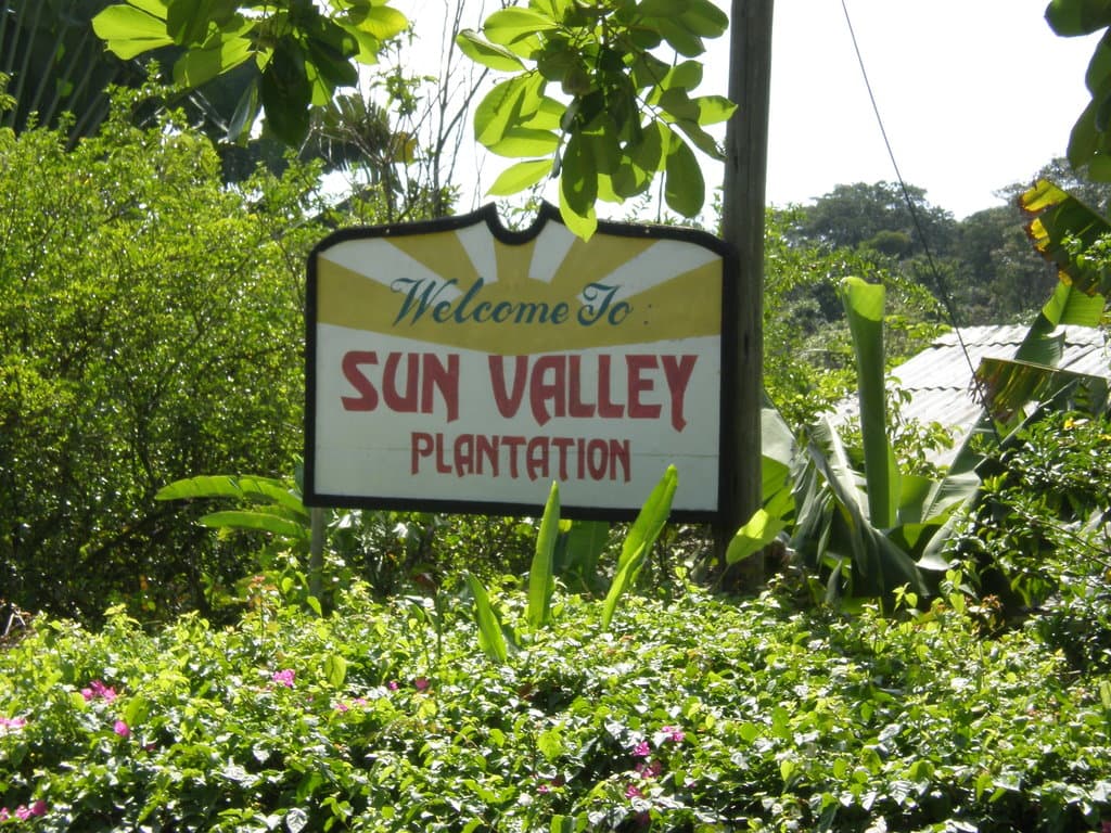 Entrance sign