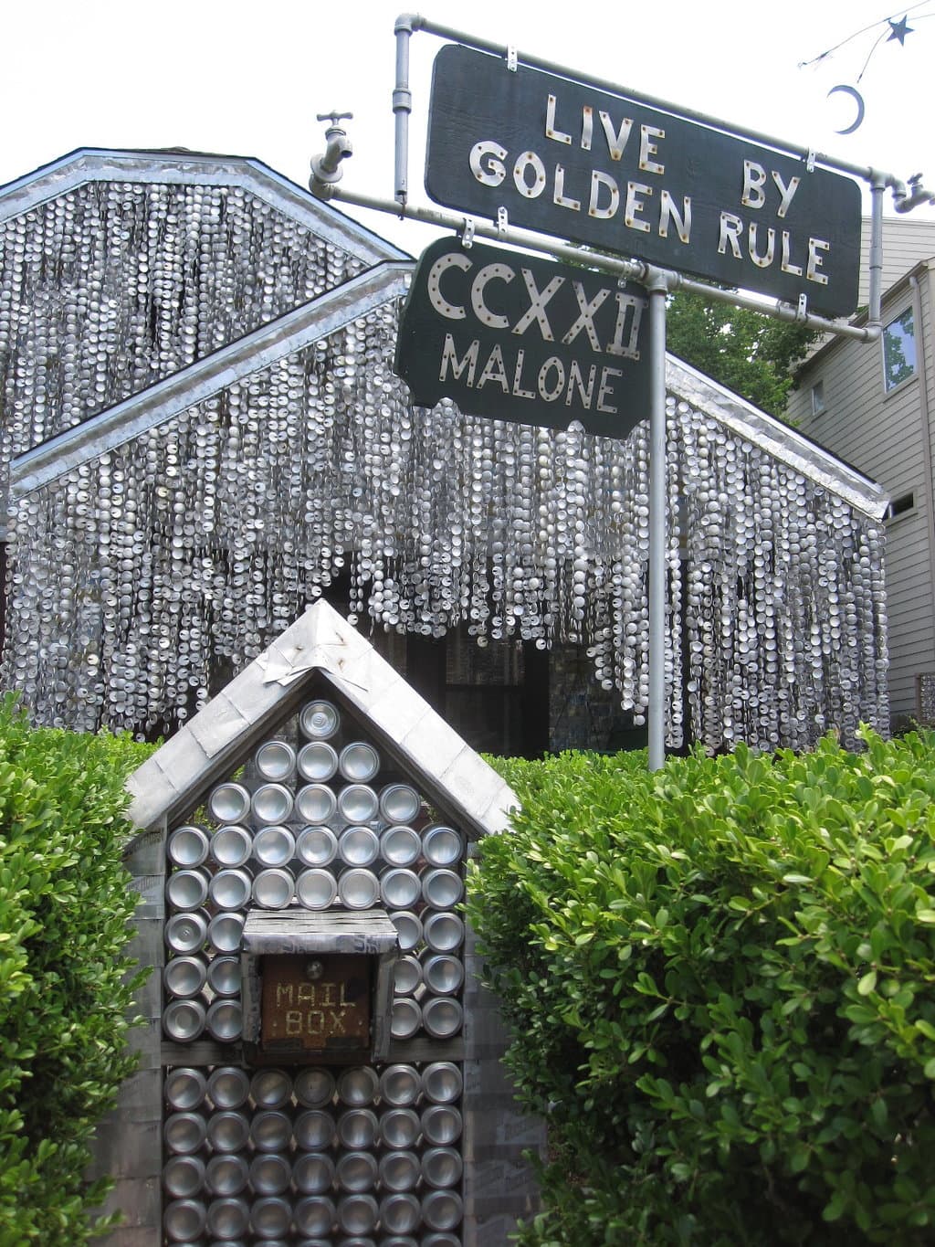 A view from the front.