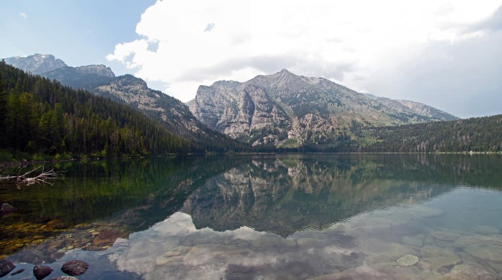 View across Phelphs Lake from Huckleberry Point.