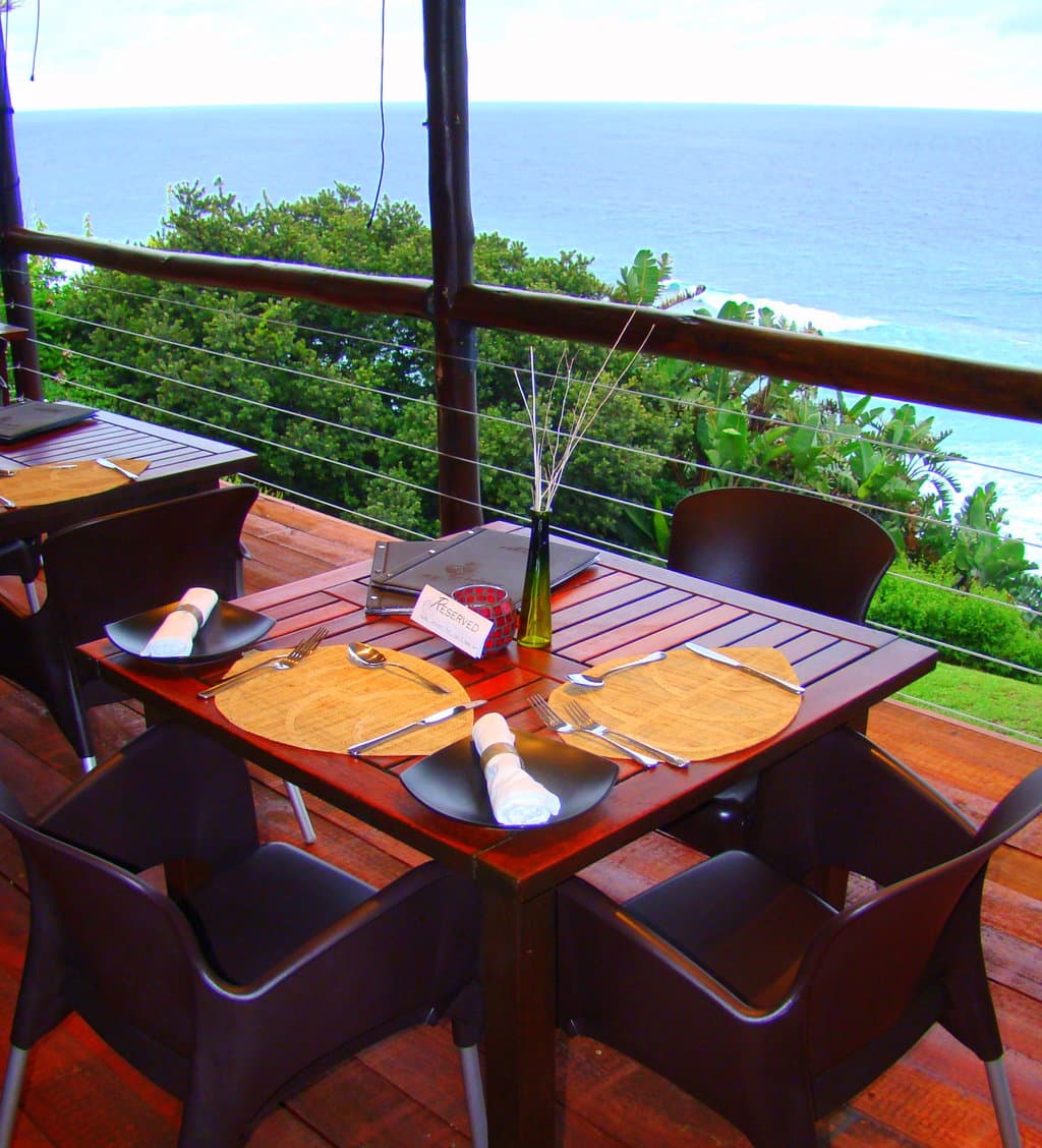 Your Table on the Restaurant Deck