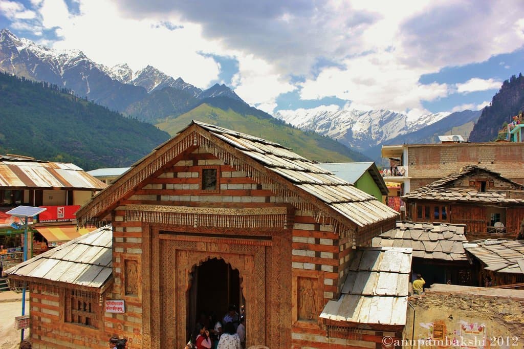 Hills at the backdrop of Temple