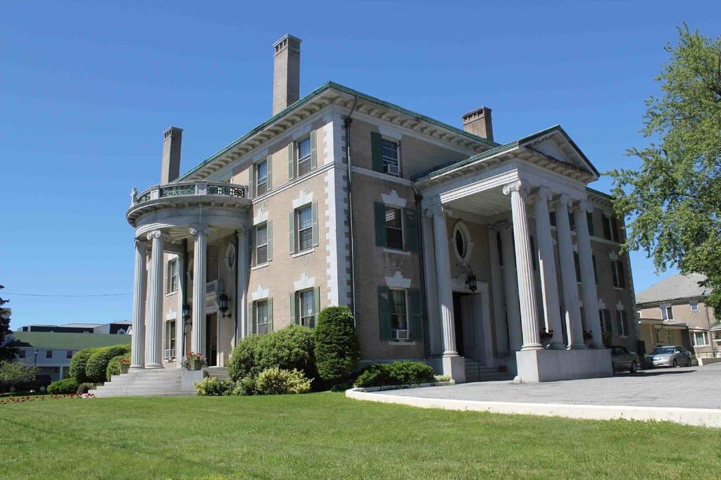 The Governor Hill Mansion on the corner of State and Green Streets in Augusta
