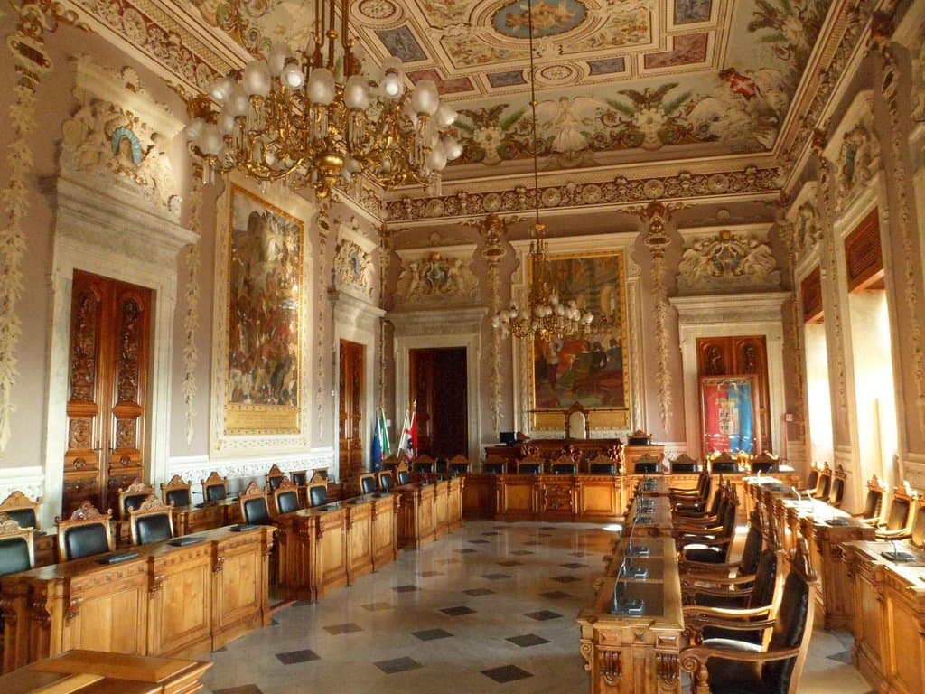Cagliari province assembly room