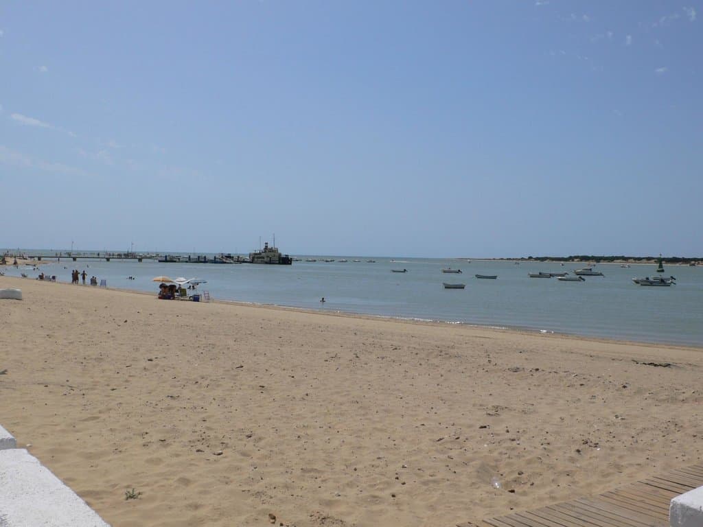 Muelle donde atraca el Real Fernando
