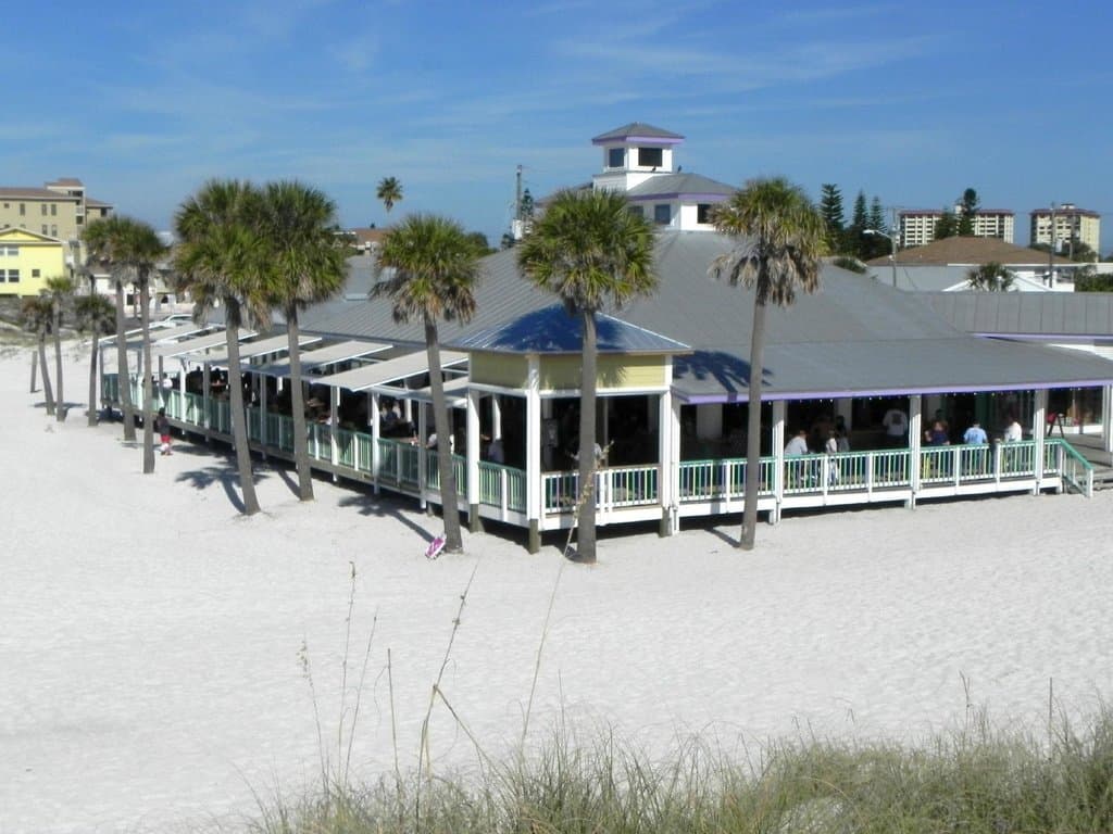View of the Palm with our new awnings.