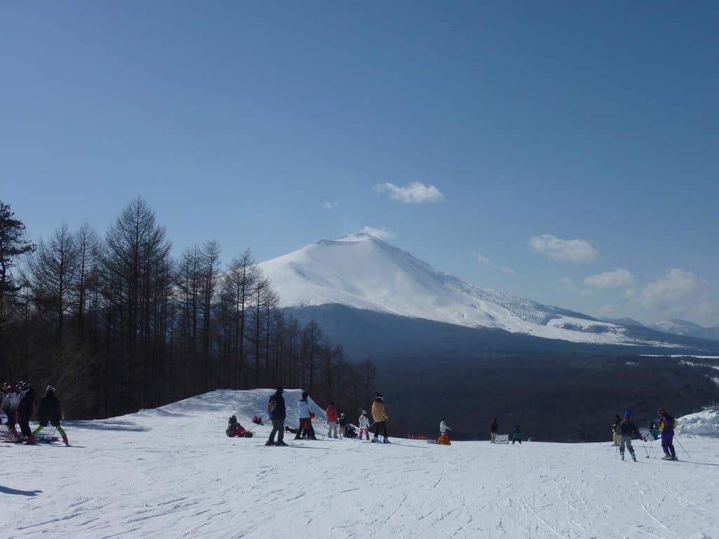 山頂からの景色（浅間山）