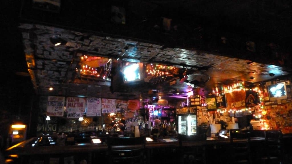 The bar.