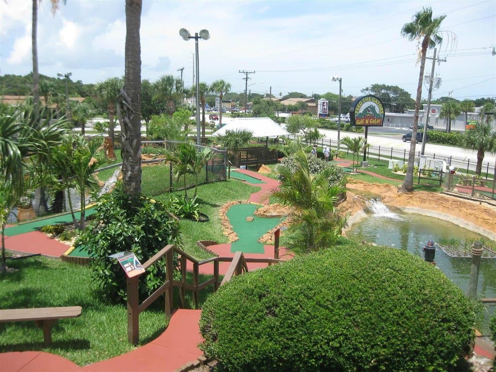 View of the course