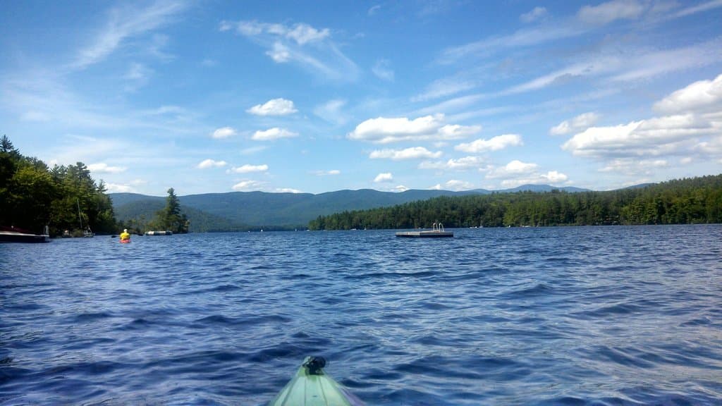 View kayaking from Sturtevant Bay!  Breathtaking!
