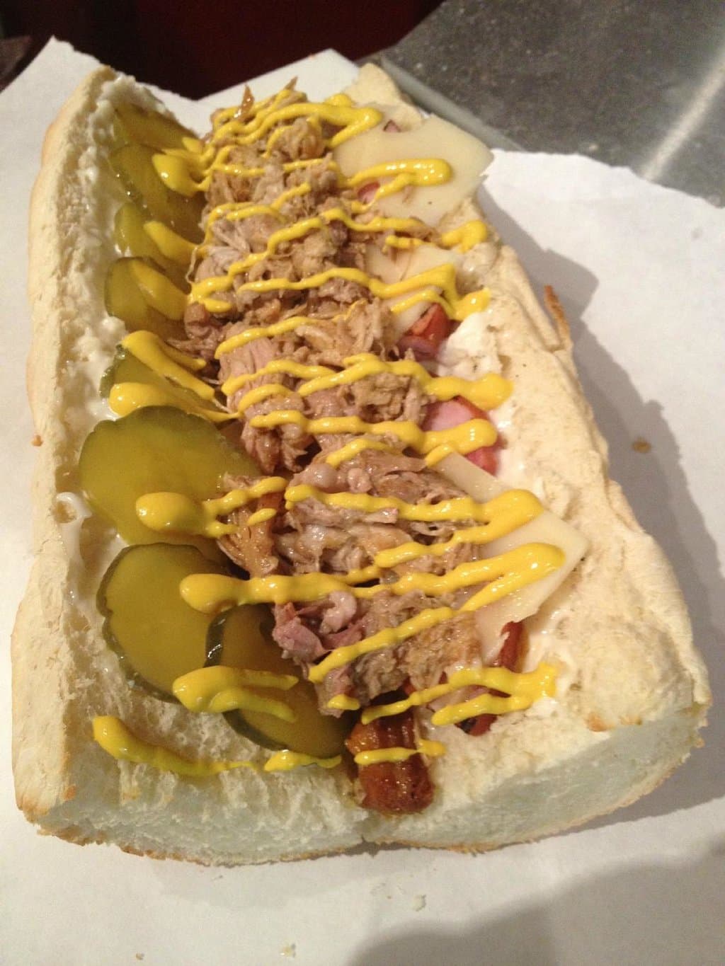 Cuban - Mayo, Pulled Pork, Swiss Cheese, Pickles & Mustard