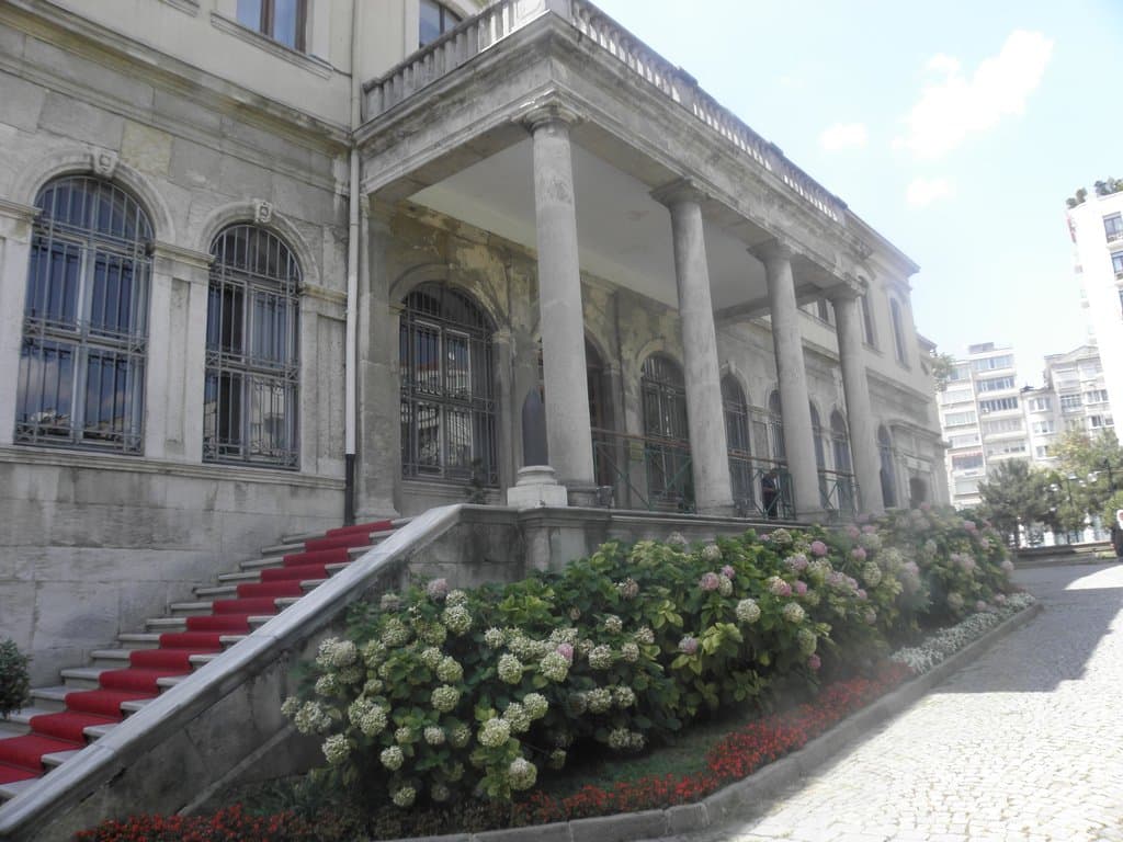 The entrance