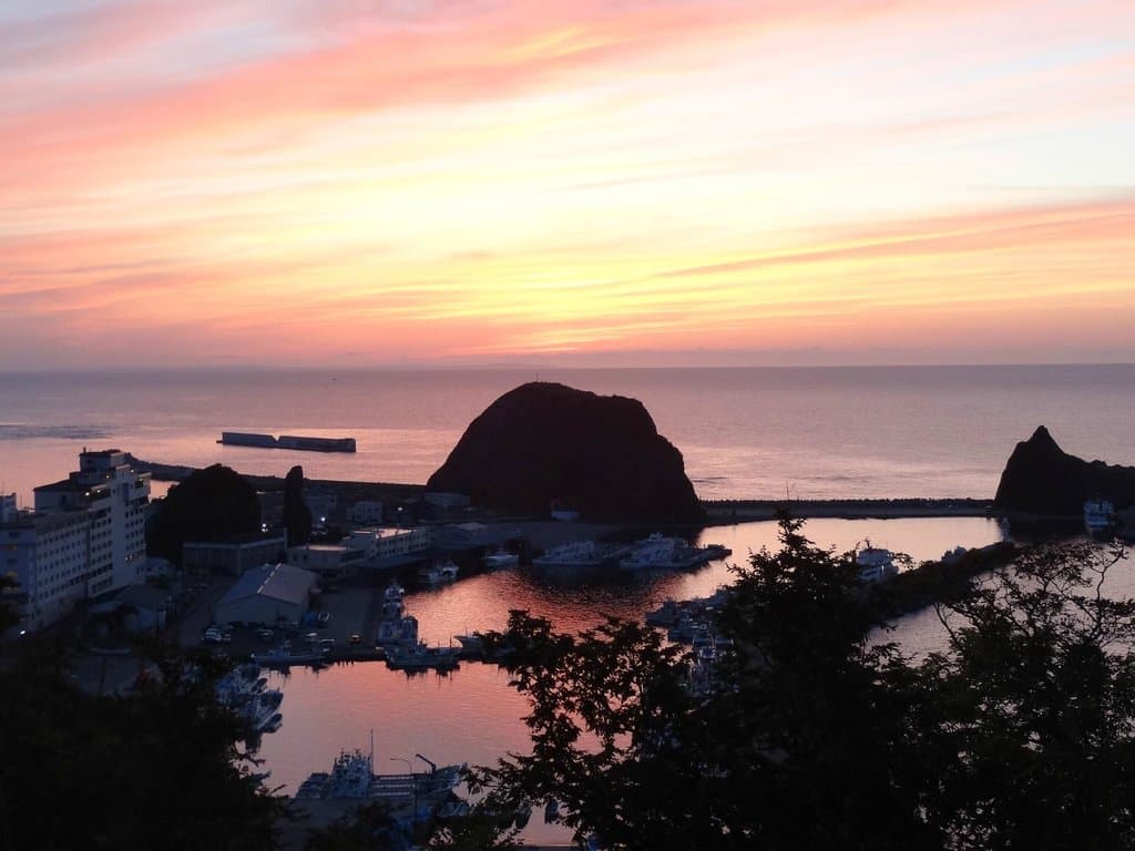 夕陽台 ‘ウトロの落日’
