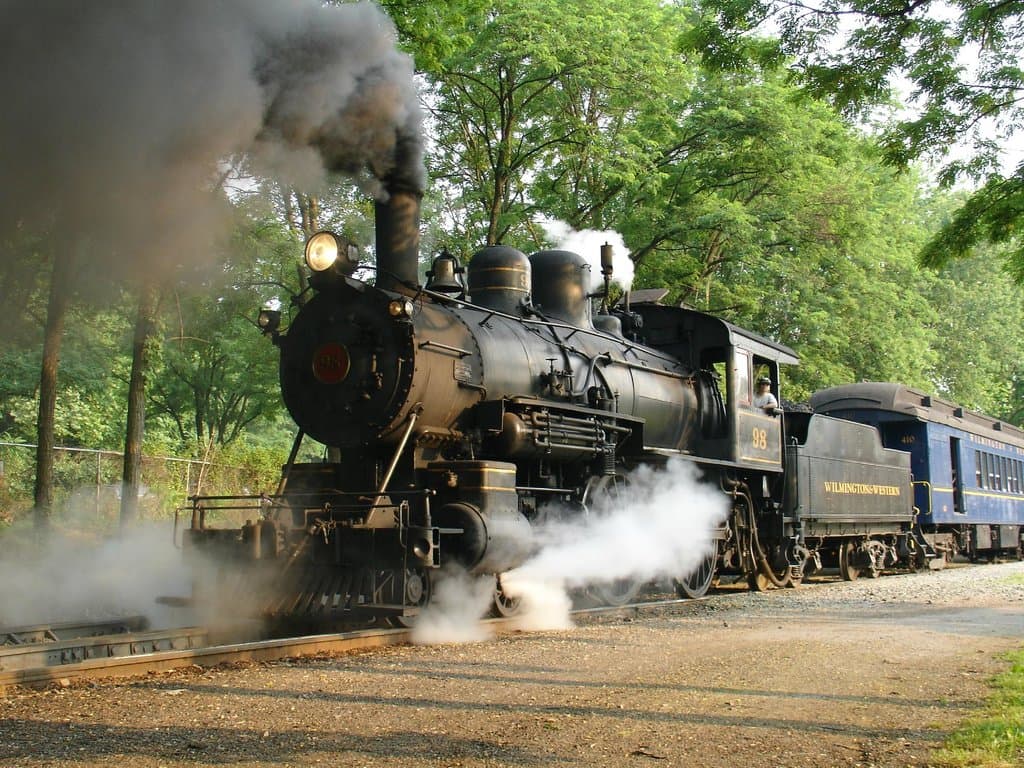Leaving the station