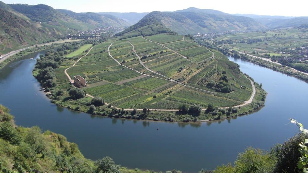 Die Moselschleife vom Gipfel aus