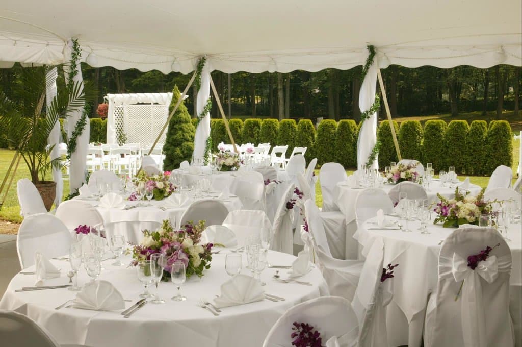 Victorian Tent Table Setting