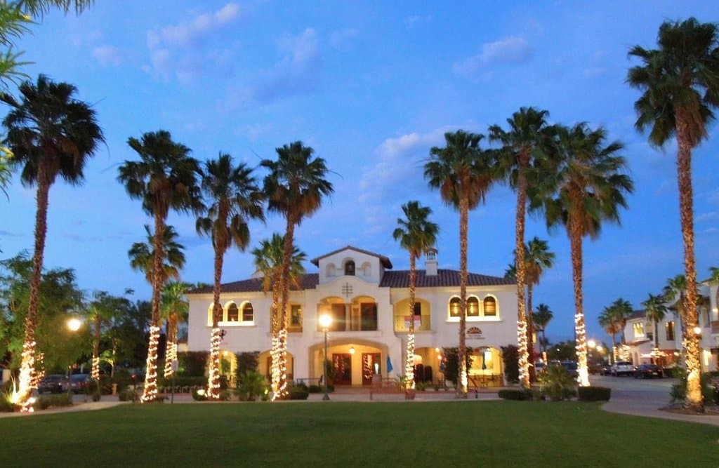 The Event Lawn in Old Town La Quinta is used for many special concerts and community events.