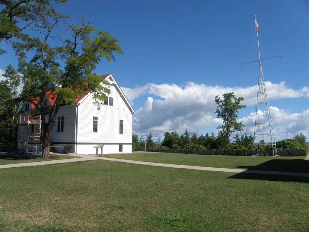 The view just outside the museum