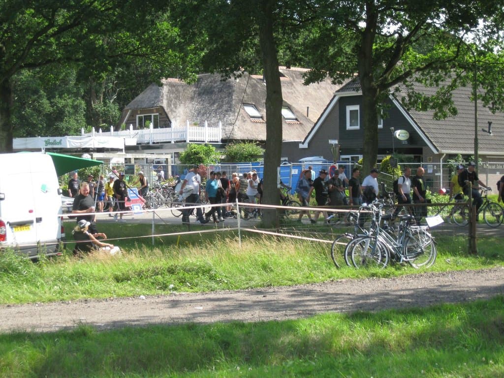 uitzicht op restaurant van Veen