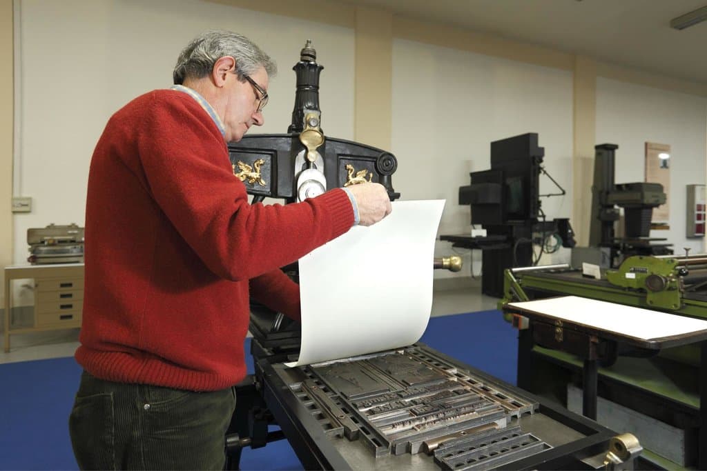 Stampa con il torchio