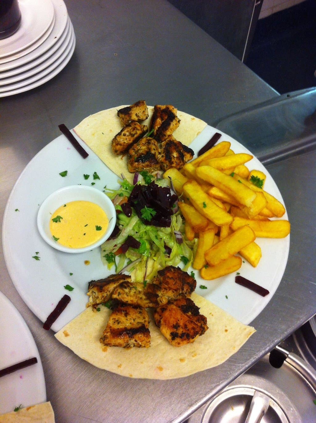 Chicken sis kebab