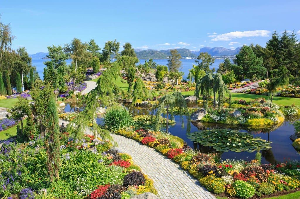 One of the gardens