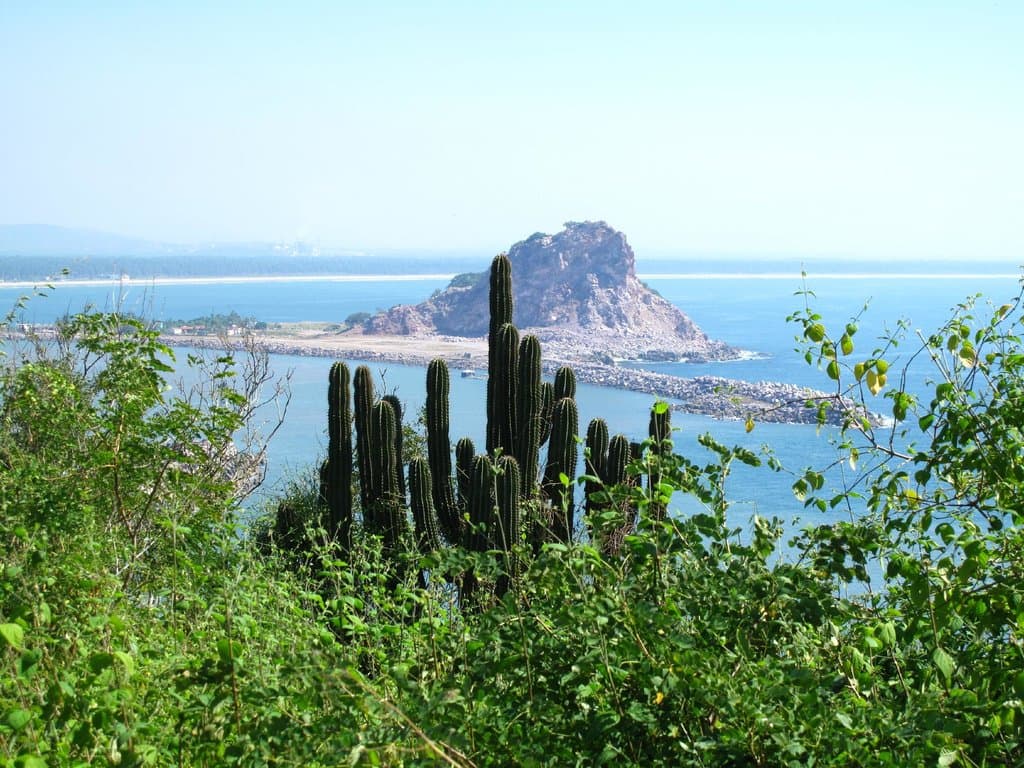 The view out to sea