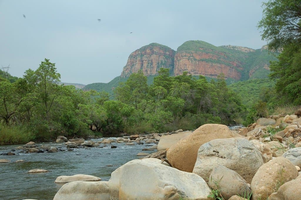 View from under the bridge