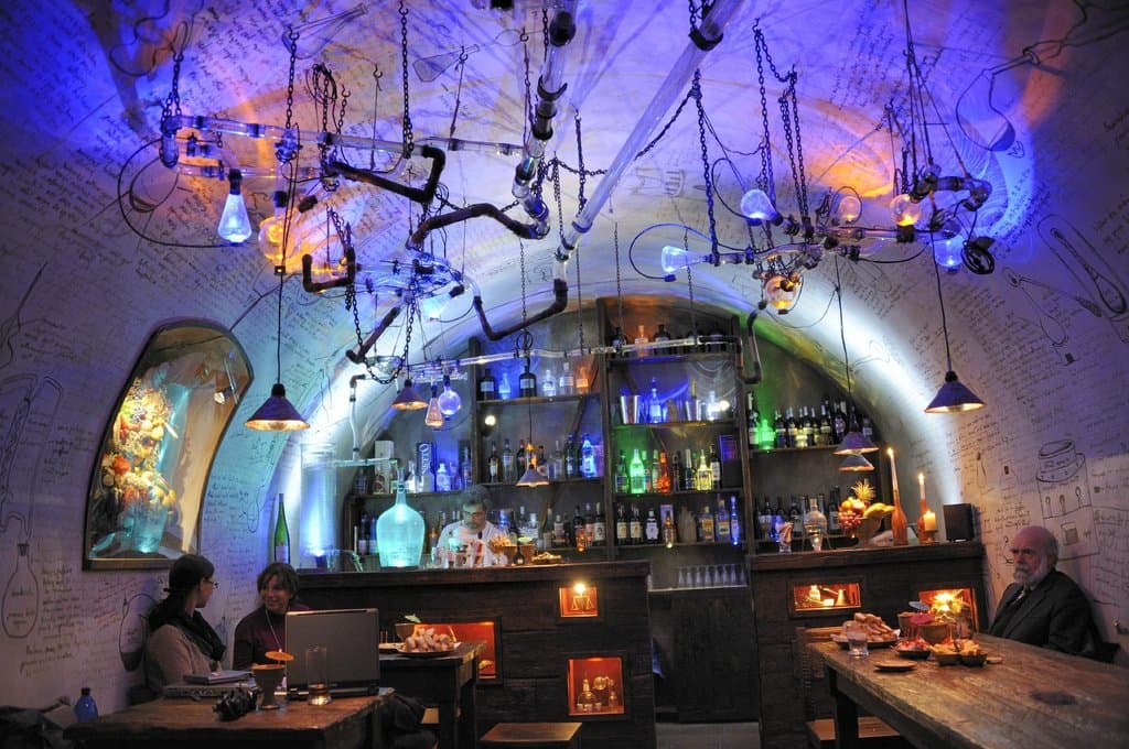 Lovely alchemical lab pub