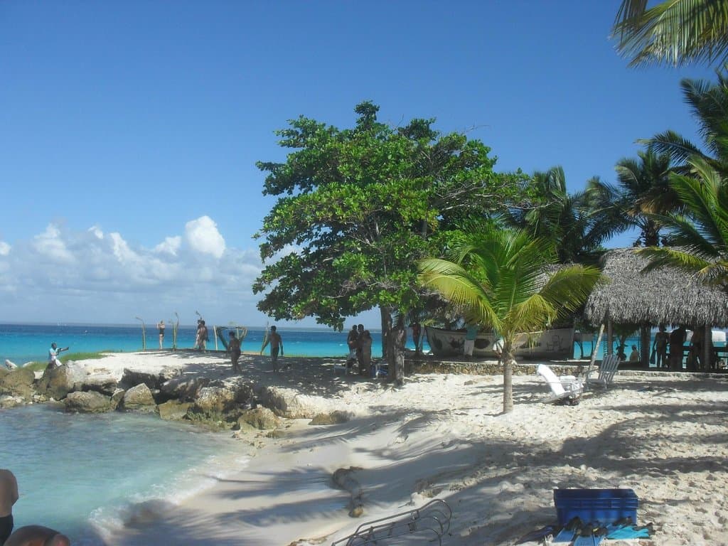 lekker lunchen en ook snorkelen