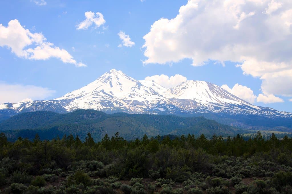 Mt. Shasta from A-12 and US 97