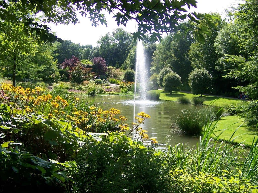 De prachtige Engelse tuin