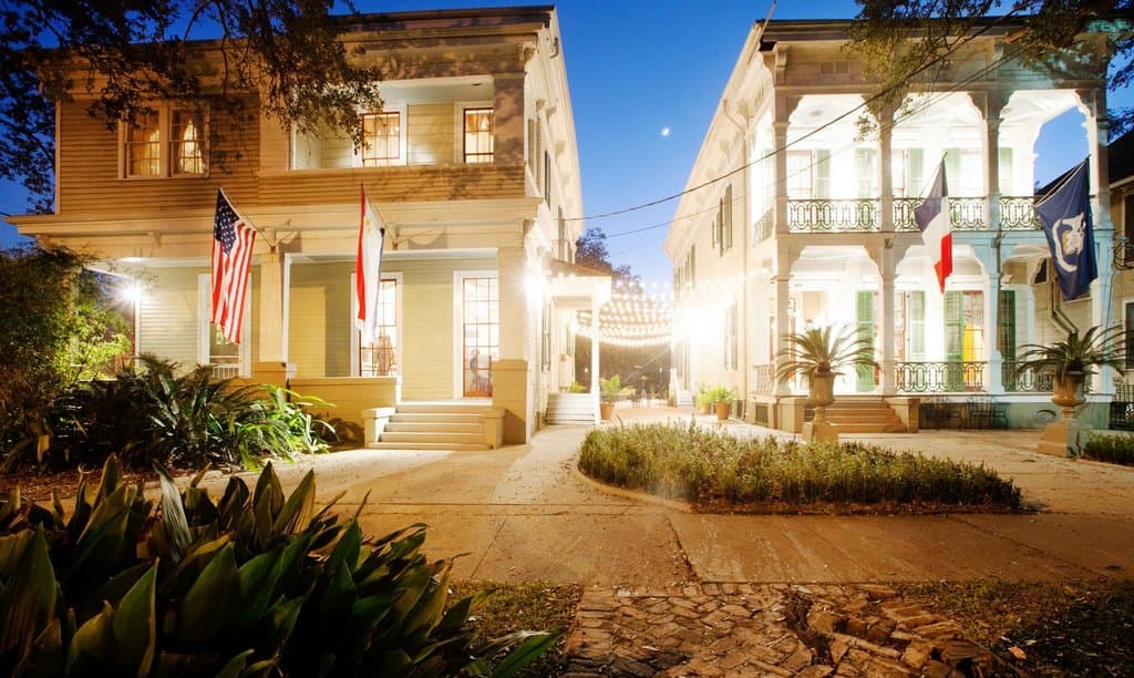 Degas House at Night
