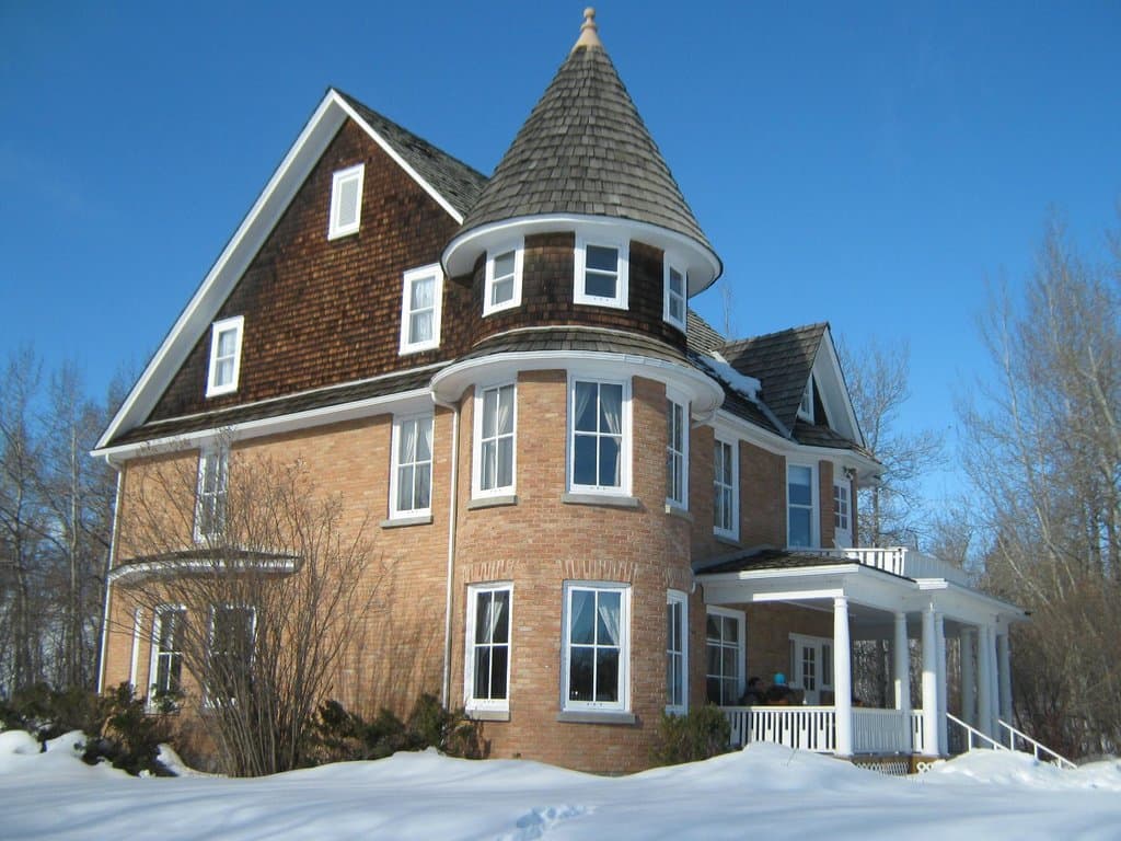 The exterior of this magnificent historical house