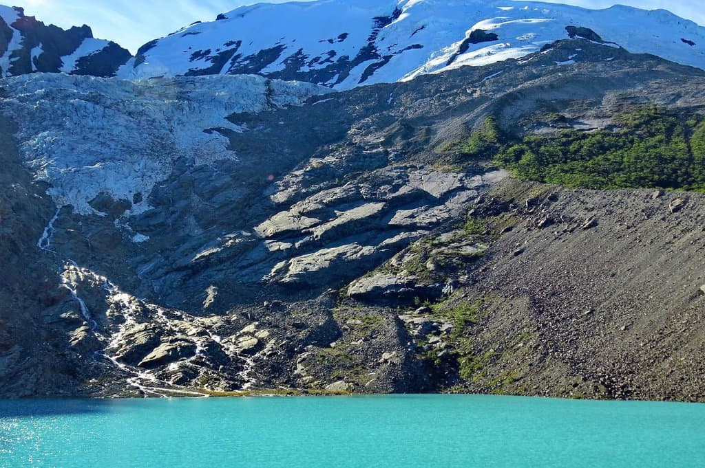 Vista de parte del Glaciar