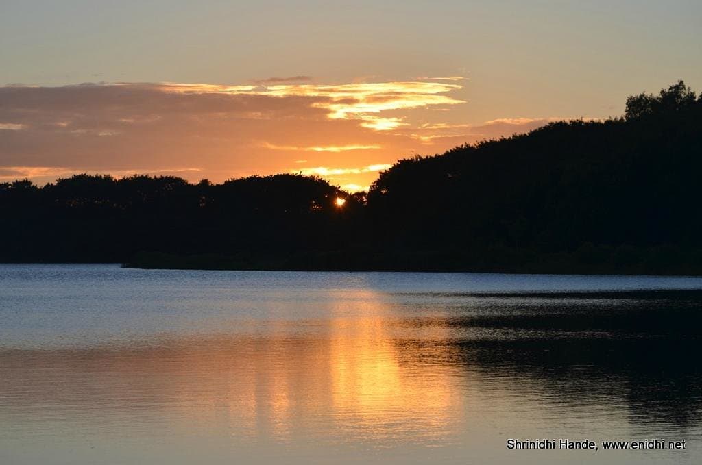 Sunrise at Hebbal lake