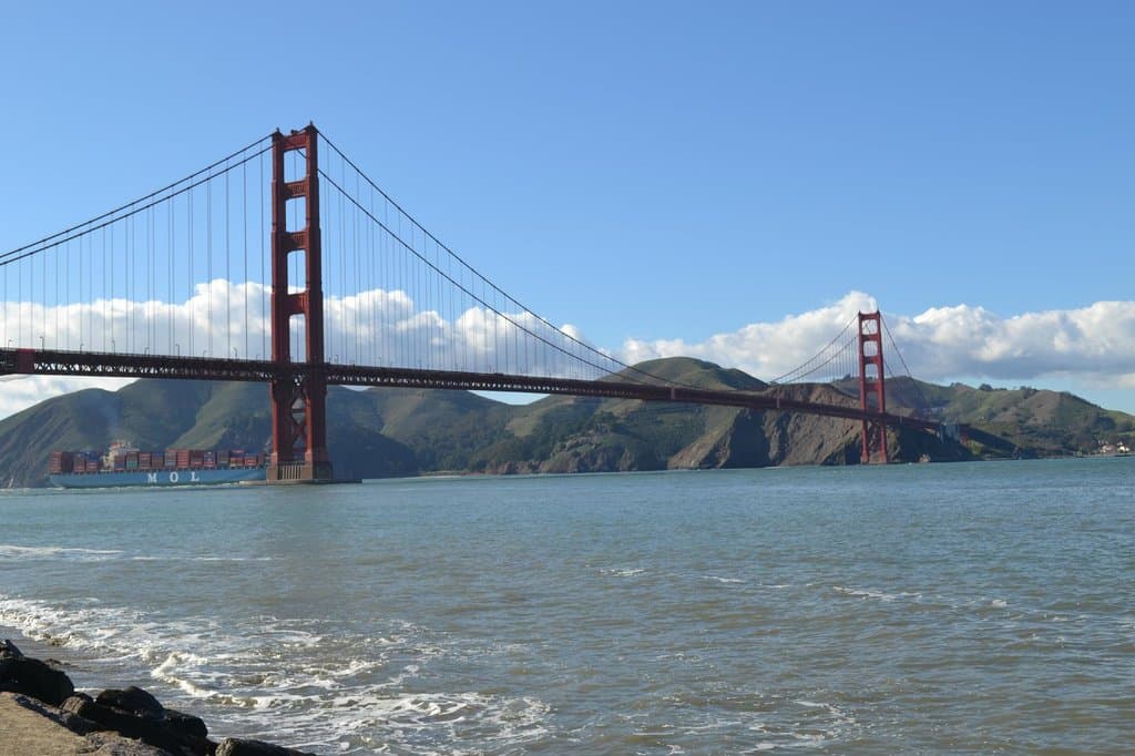 Great views of Golden Gate