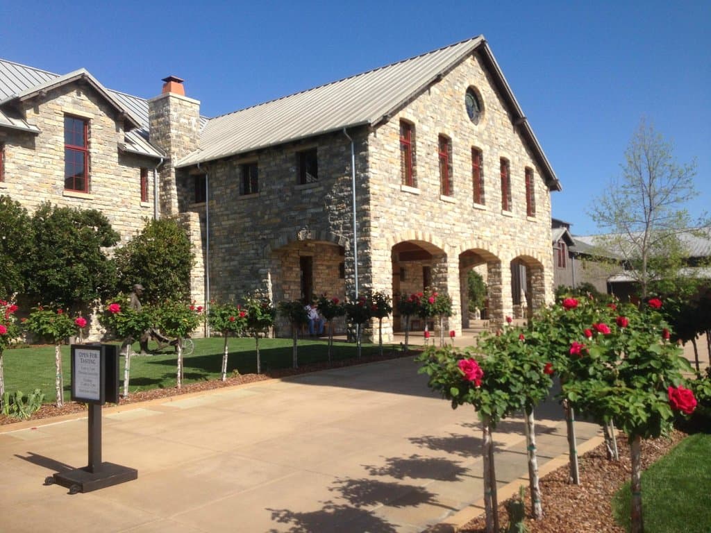 Entrance to the tasting room and shop